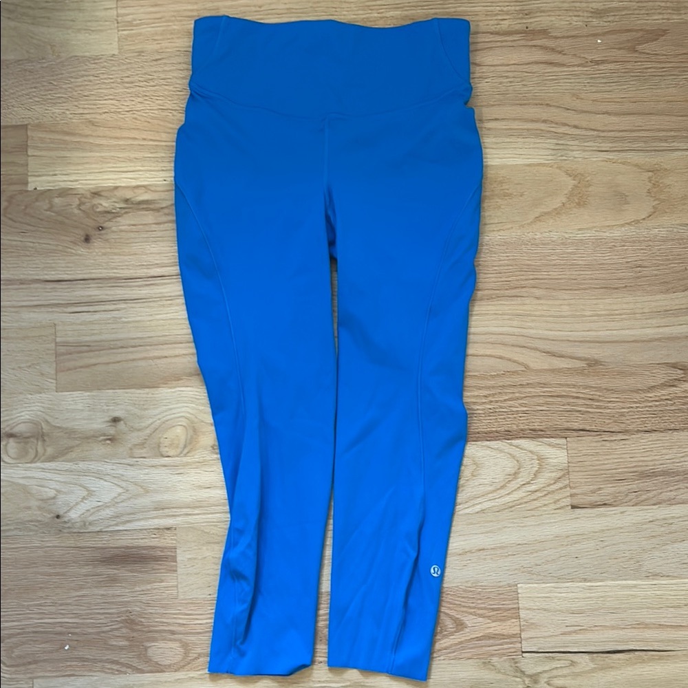 Lululemon Athletica Blue Cropped Leggings